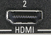 HDMI port on TV